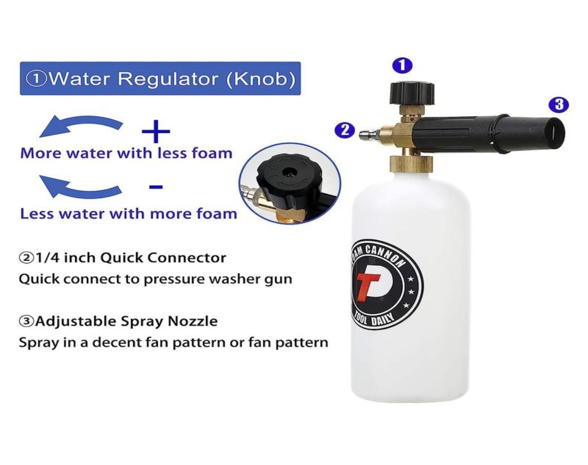 Tool Daily™ Premium Foam Cannon